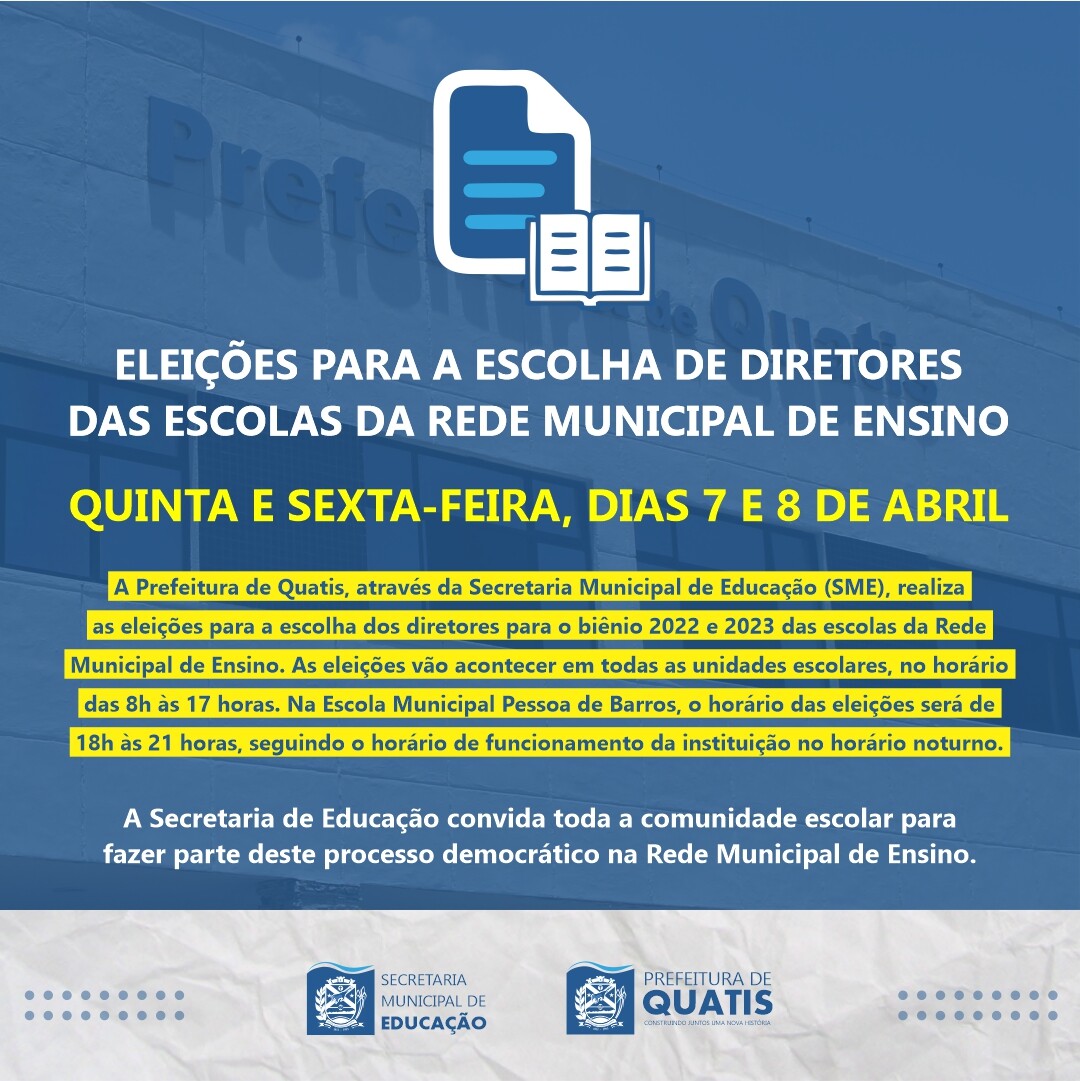 Diretores e coordenadores eleitos pela comunidade escolar são empossados na  rede municipal de ensino