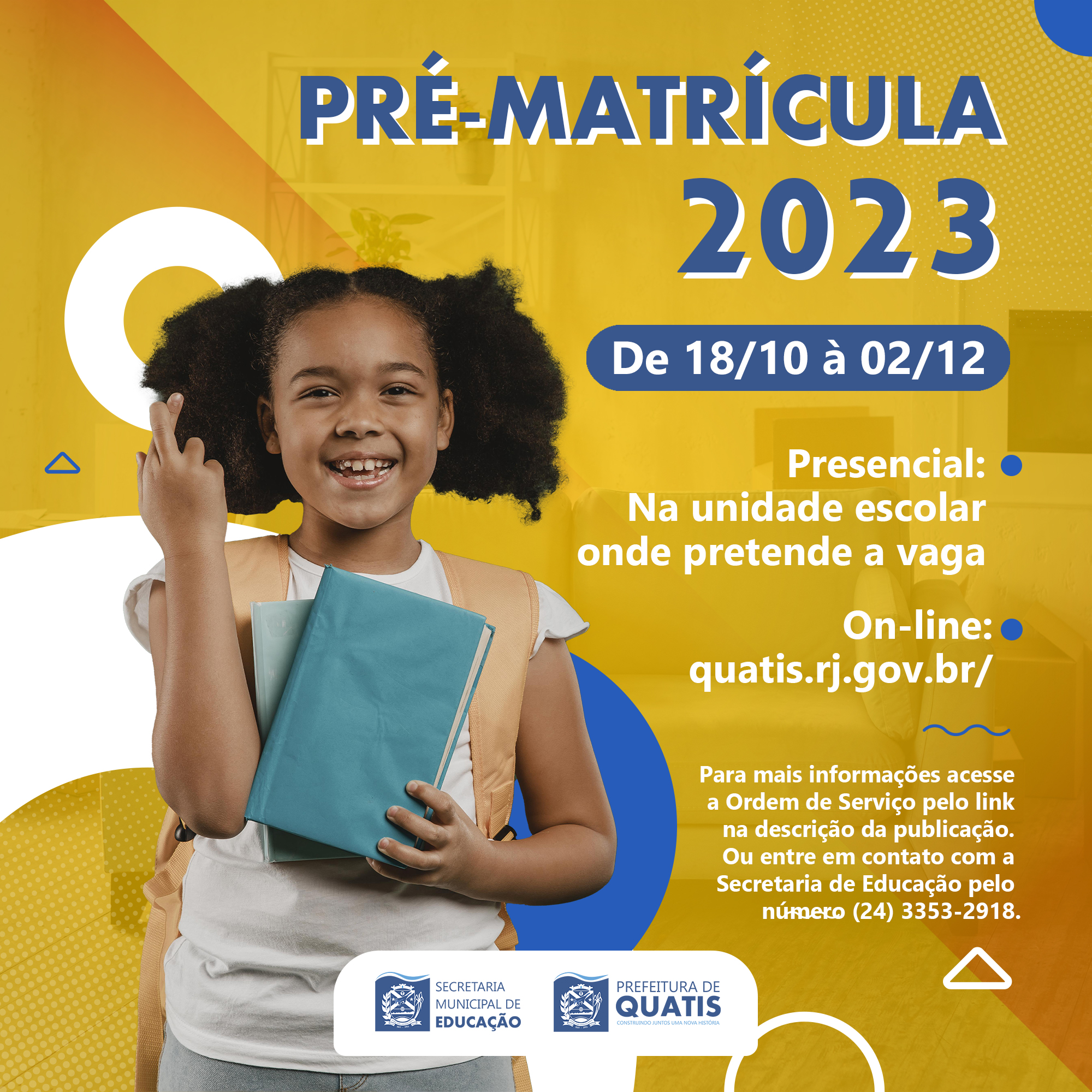 Saiba como fazer a pré-matrícula on-line na rede municipal de ensino.