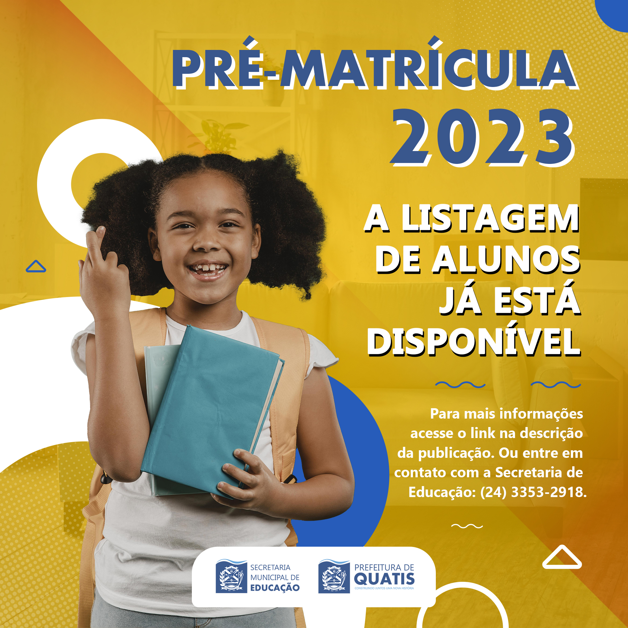 LISTAGEM DE ALUNOS DA PRÉ MATRÍCULA DA REDE MUNICIPAL DE ENSINO PARA