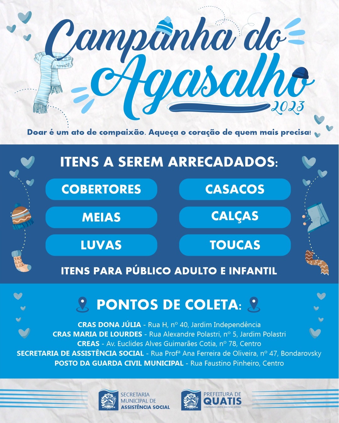 4ª campanha do agasalho - FIERJ