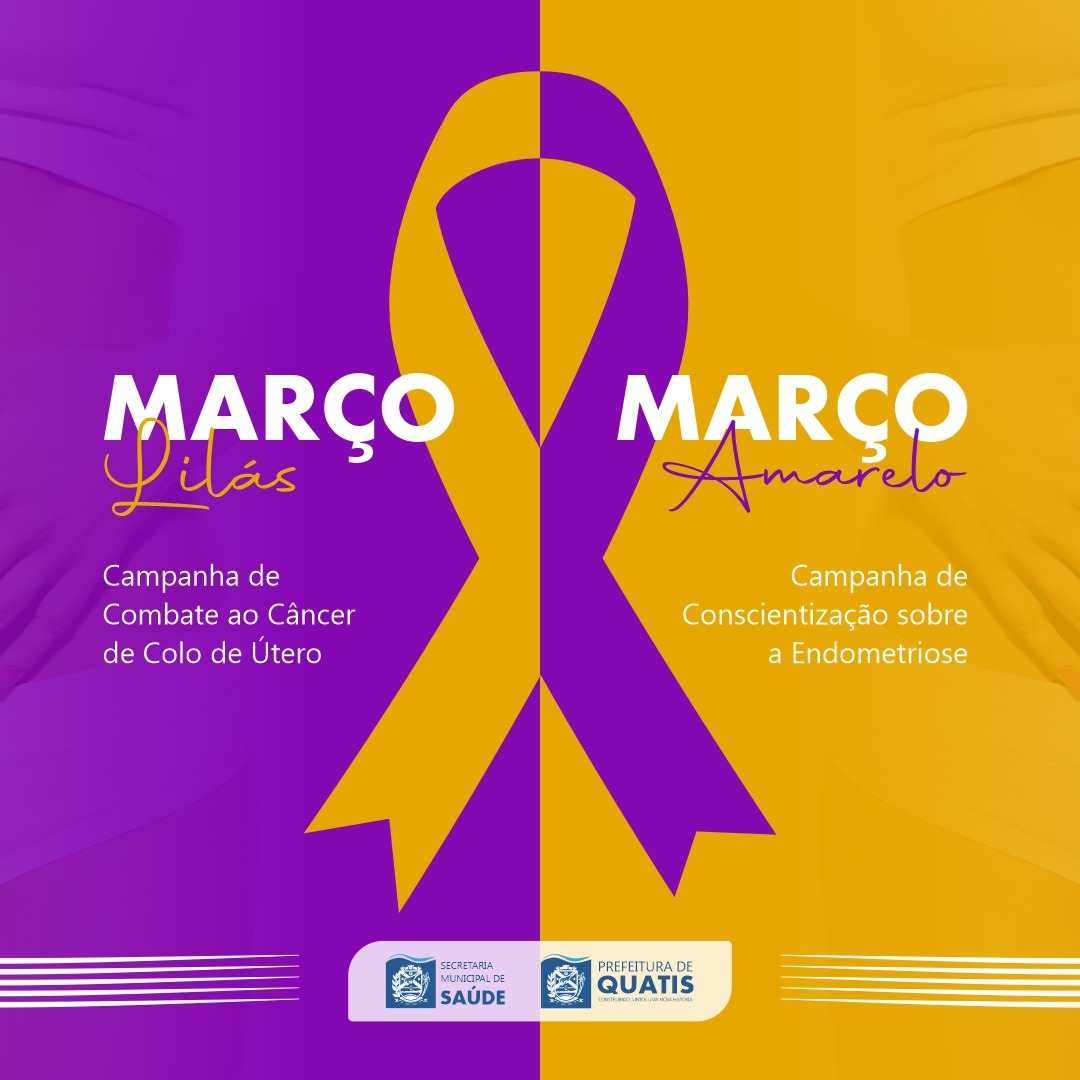 MARÇO LILÁS E AMARELO – Prefeitura Municipal de Quatis