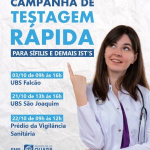 Campanha de Testagem Rápida