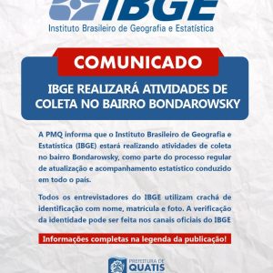 Comunicado - IBGE
