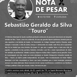 NOTA DE PESAR - TOURO