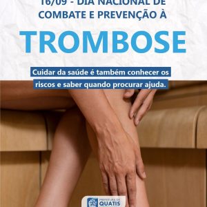 PUB - Dia Nacional de Combate e Prevenção à Trombose